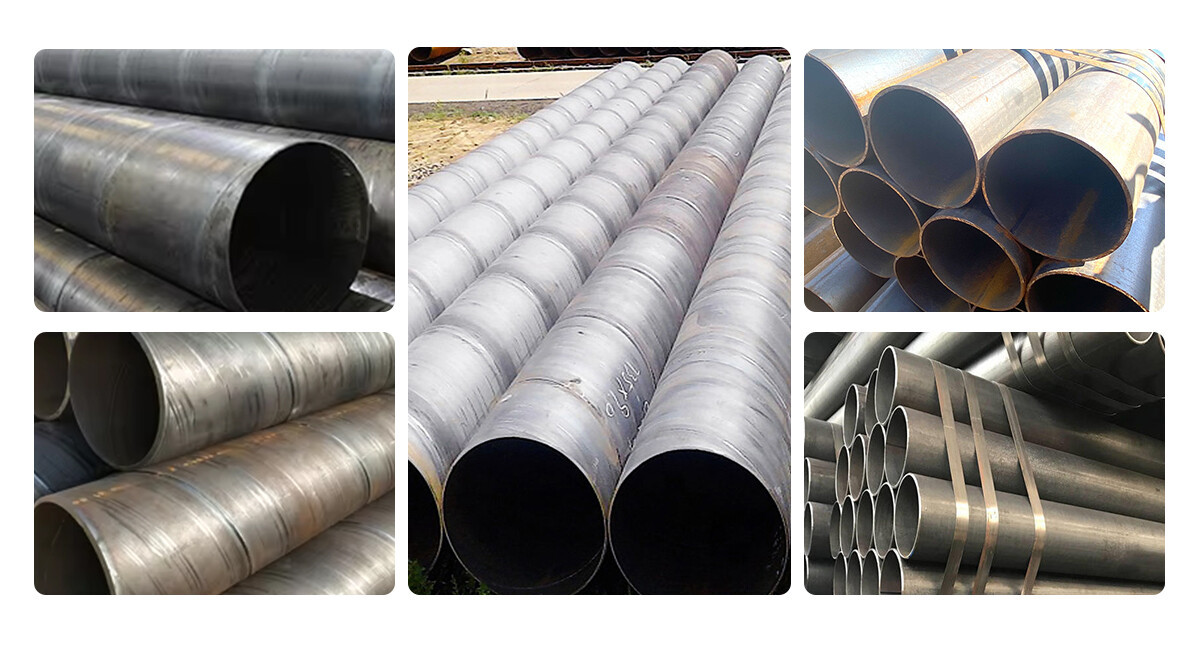 焊接管1 SSAW/SAWH Pipe GB/T9711 Large Diameter Q235B Spiral Welded Carbon Steel Pipe
