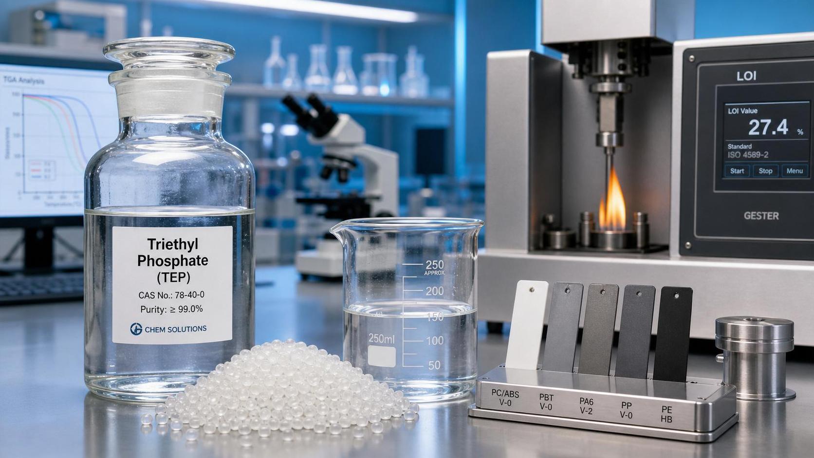 Phosphate de triéthyle dans les retardateurs de flamme : facteurs de performance qui comptent