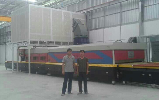 Horno de templado de acero plano exportado a Tailandia