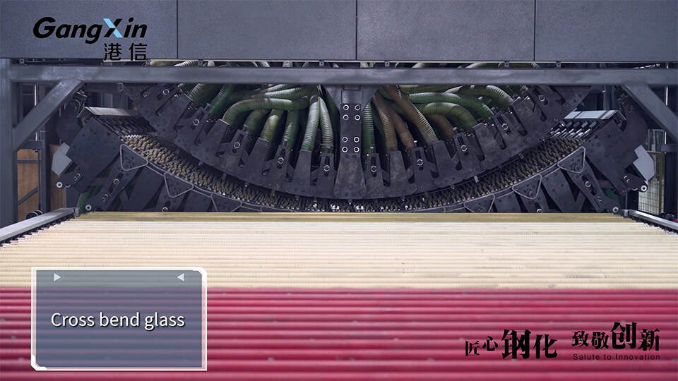 Horno de Templado de Vidrio Plano + Curvado Cóncavo/Convexo Cruzado + Curvado Asimétrico y Longitudinal