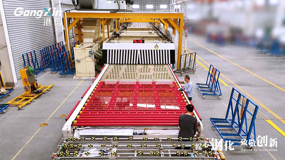 Horno de Templado de Vidrio de Doble Cámara