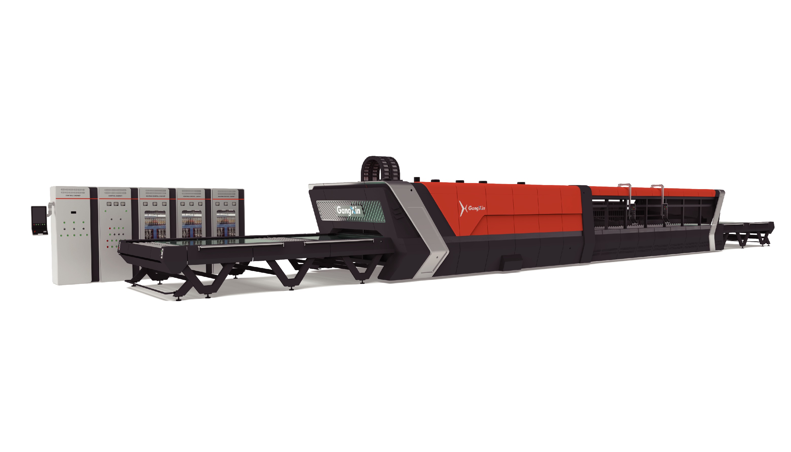 Horno de templado de vidrio plano GX-T de convección forzada