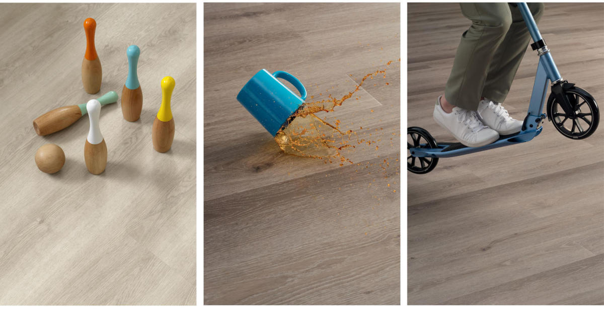 What is vinyl flooring and how is it made?