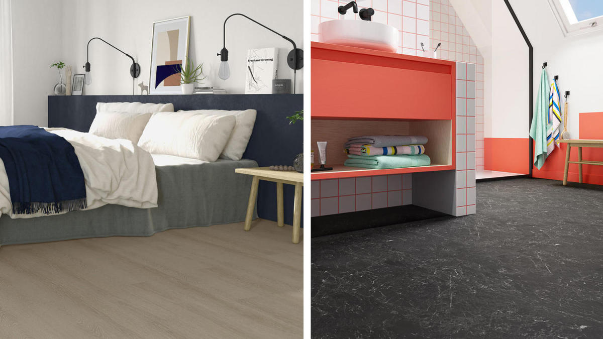 What is vinyl flooring and how is it made?