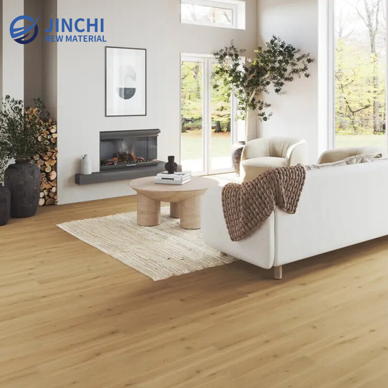 Oak seamless laminate flooring