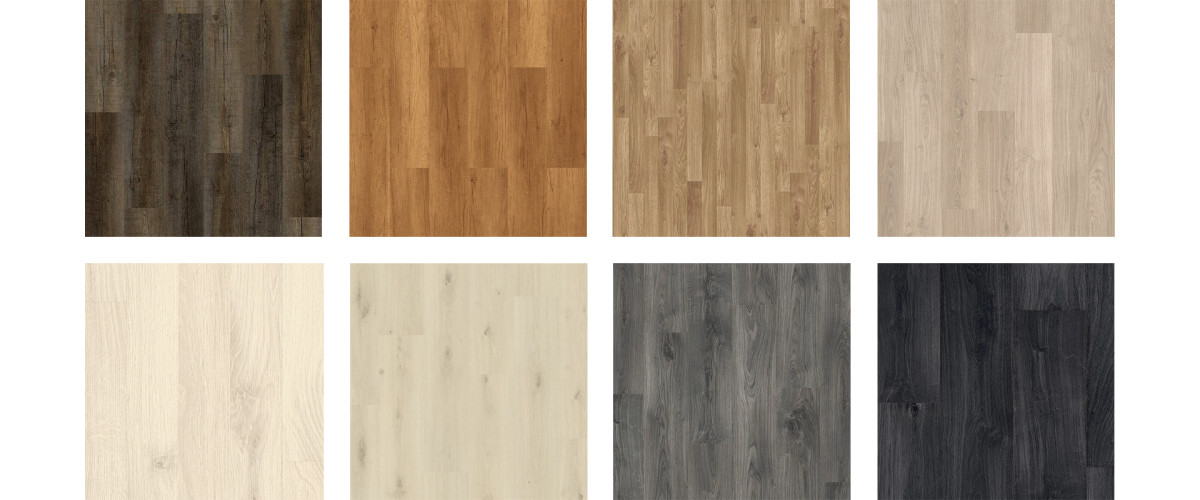 Oak seamless laminate flooring