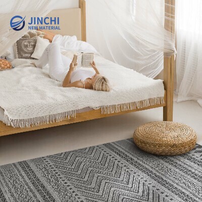 Striped Vinyl Rug