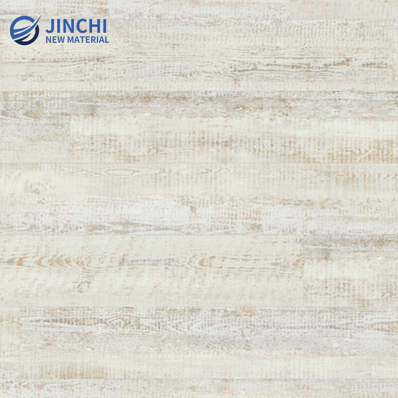 Imitation white lacquered pine flooring