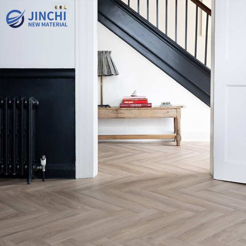 Country Style Low Gloss Herringbone LVT Flooring