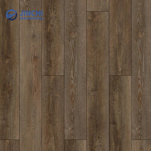 Low-Profile Dark Brown 4mm SPC Flooring