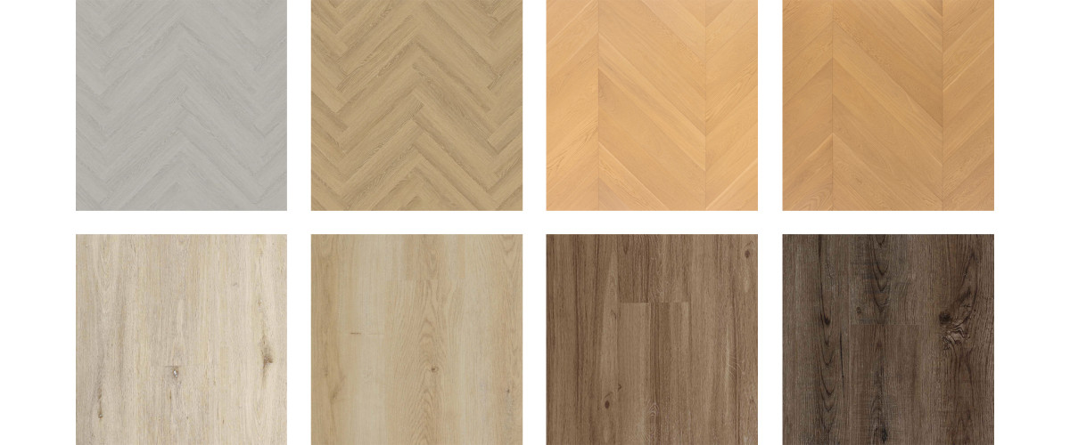 SPC-板材地板图案 Low-Key And Quiet Herringbone SPC Floor
