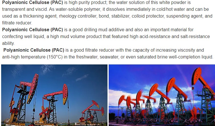 Polyanionic cellulose PAC应用 Poly anionic cellulose (PAC)