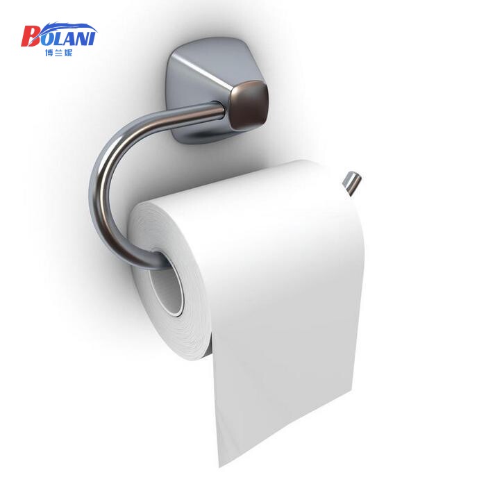 White toilet paper roll