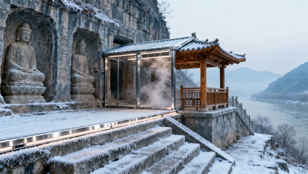 冬季之旅去洛阳值不值?零下5℃逛龙门石窟,保暖动线和室内衔接实测 冬季之旅去洛阳值不值?零下5℃逛龙门石窟,保暖动线和室内衔接实测