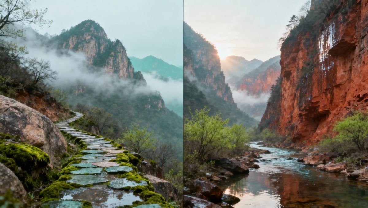 三月踏青季的河南山地冒险旅行路线,比想象中更依赖当地向导的实时天气判断 三月踏青季的河南山地冒险旅行路线,比想象中更依赖当地向导的实时天气判断