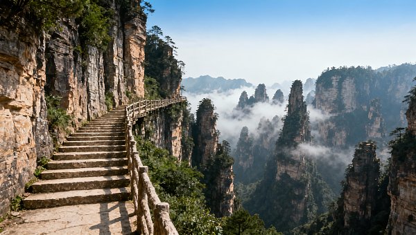 How to visit Yangjiajie and Yuanjiajie after Zhangjiajie Glass Bridge traffic control? Measured route combination of Yangjiajie + Yuanjiajie