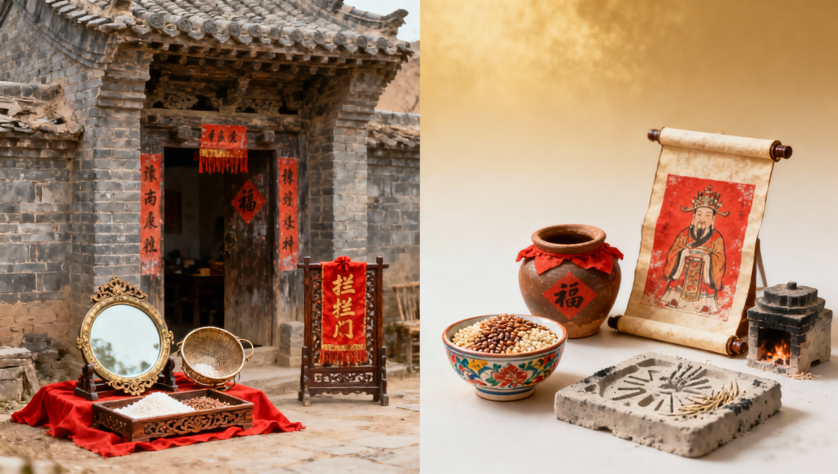 河南民俗与地方习惯中，‘祭灶’‘填仓’‘拦门’这些词现在还有人照做吗？