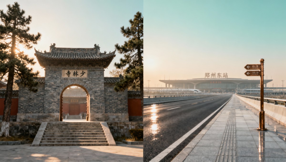 Can’t make your high-speed rail train on the way back from a one-day Shaolin Temple tour? Field-tested return transport options: taxi | shuttle bus | ride-sharing—how much time and money does each cost