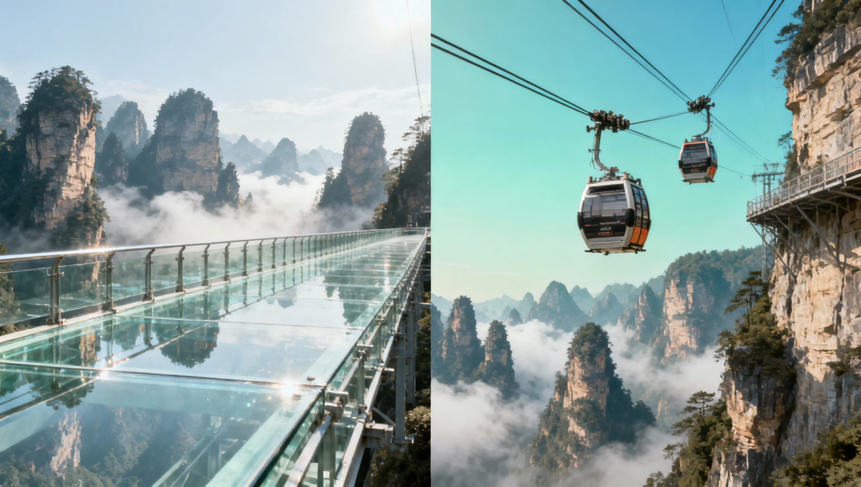 张家界旅游攻略里没说的5个坑：玻璃桥预约失败、雨天索道停运、住宿离景区太远