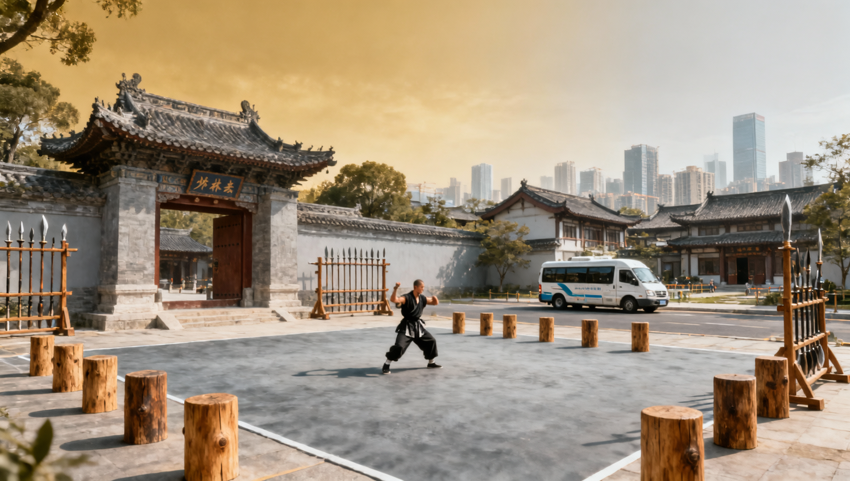 功夫训练之旅选少林周边还是城市营地