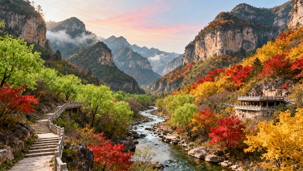 Is Henan’s natural landscape tours more suitable for spring or autumn