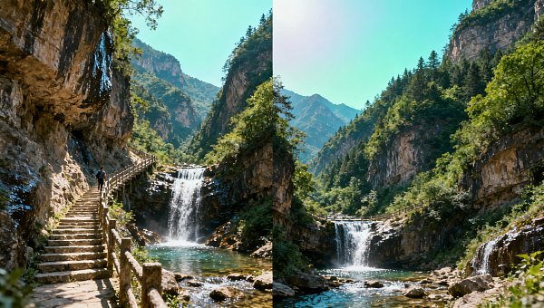 Is the Bali Gorge hiking route in Henan suitable for beginners