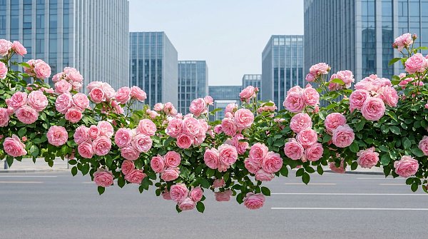 Beijing Ring Road launches the new monthly-season rose variety ‘Yueding’, driving increased export demand for urban micro-vacation products