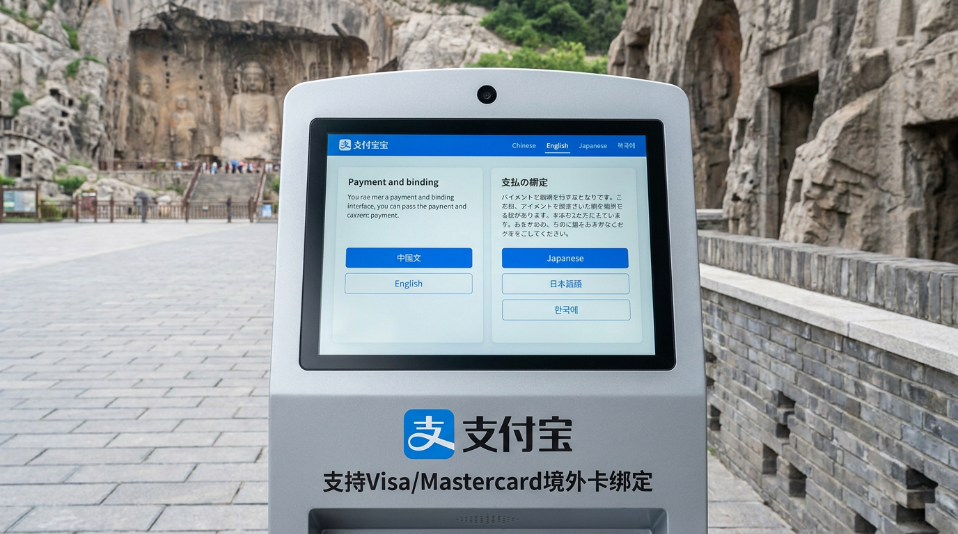 支付宝‘外卡内绑+外包内用’覆盖河南景区