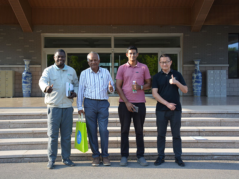 Visite d'un client à l'île Maurice