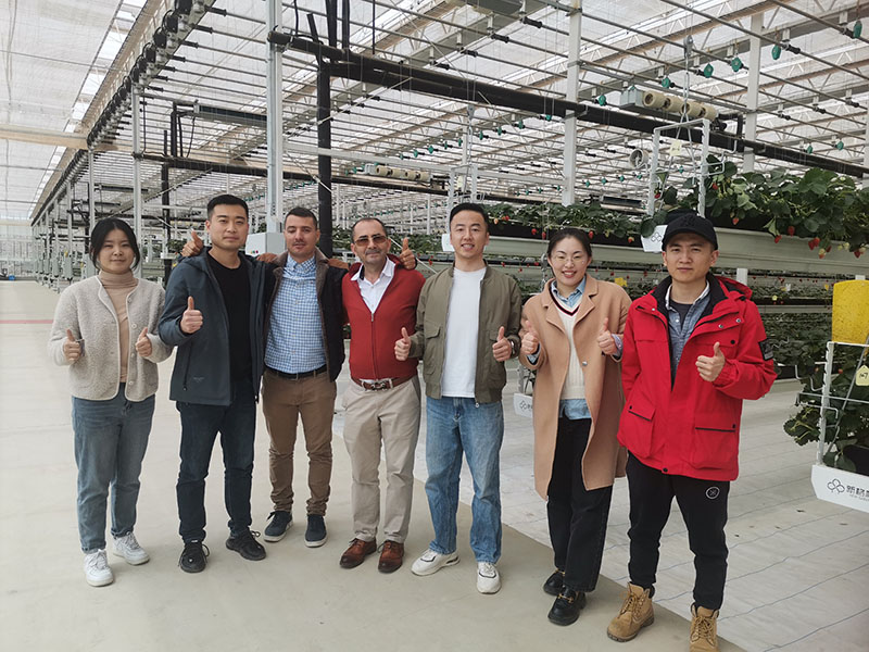 Visite d'un client roumain