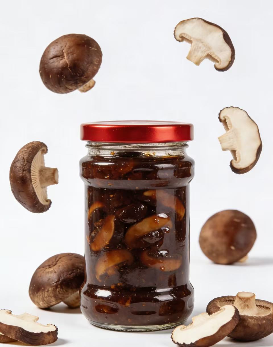 Pilz-Reis-Sauce