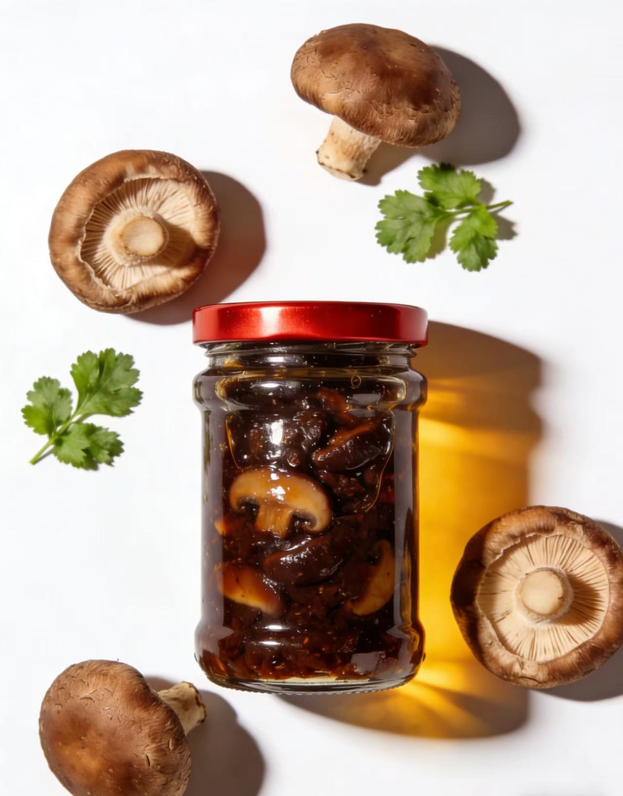 Pilz-Reis-Sauce