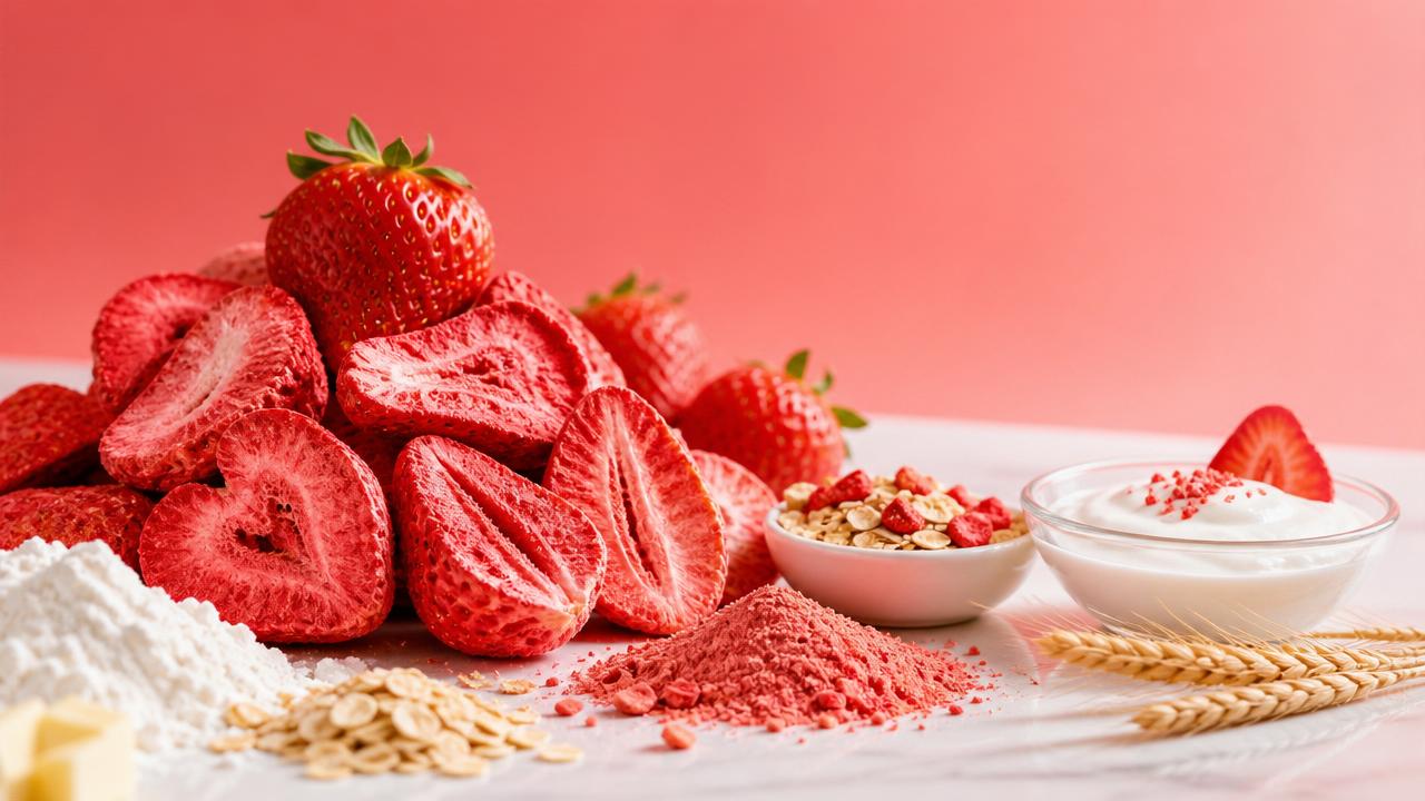 Was sind gefriergetrocknete dehydrierte Erdbeeren und wie werden sie hergestellt?