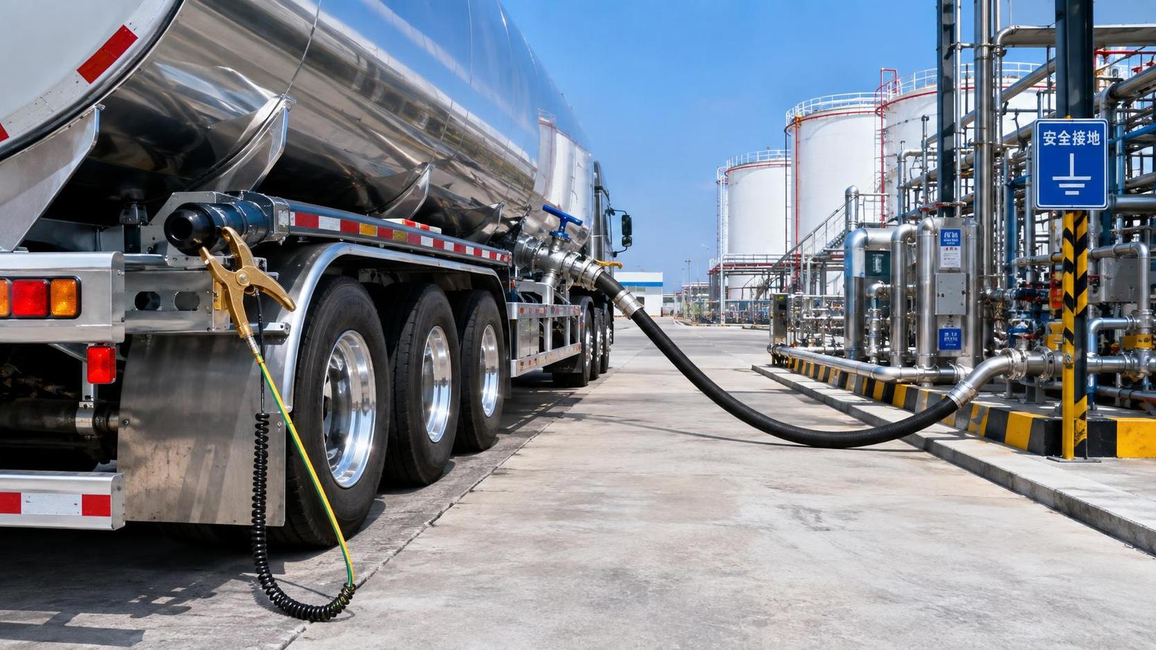How grounding systems reduce static risks on diesel tankers