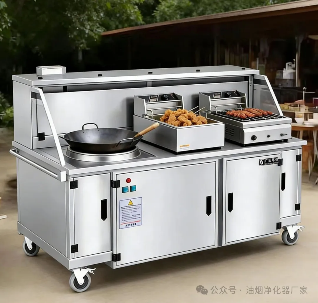 Barbecue stalls don't want to be complained about oil fumes? Jin Jieli Smokeless Barbecue Car. Let's learn more about it