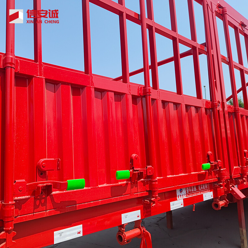 Fence Semi Trailer 60 Tons Cargo Transport Trailers