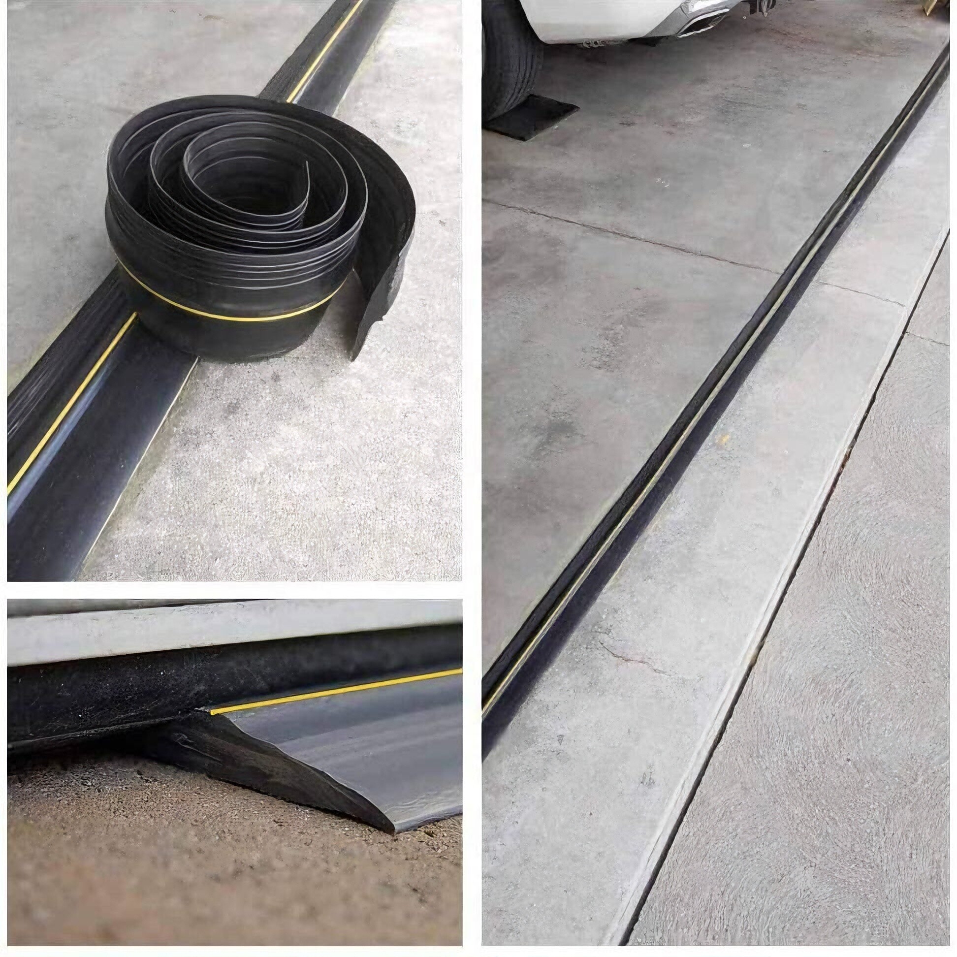 Bottom Weather Stripping Replacement Rubber Waterproof Insect-proof EPDM Garage Door Threshold Seal Strip