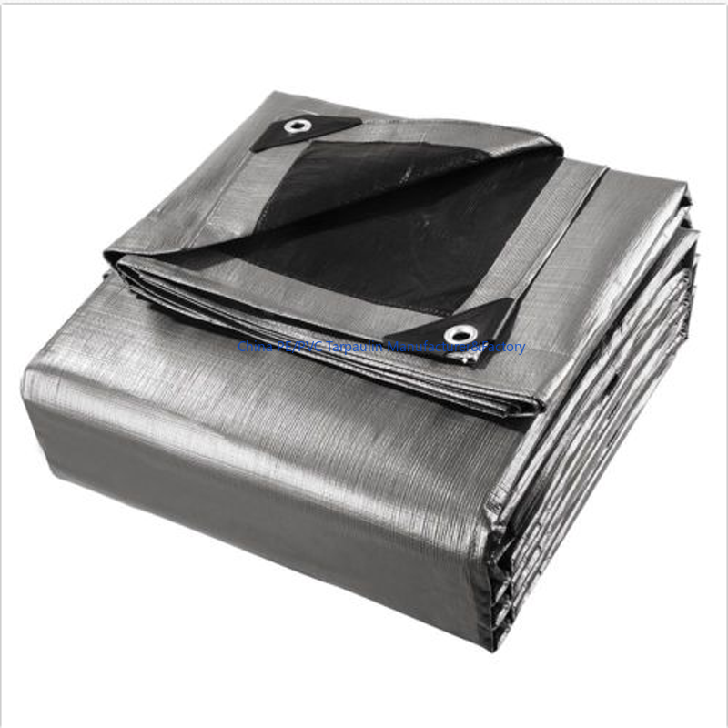 Black and Sliver PE Tarp sheet Black and Sliver PE Tarp sheet