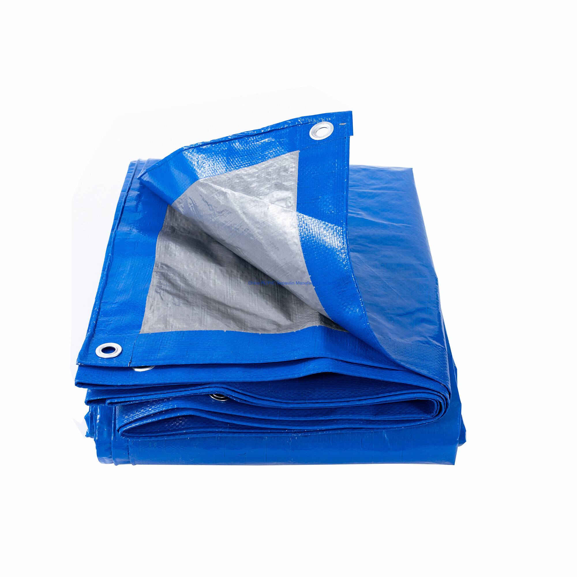 Blue and Sliver PE Tarp Sheet Blue and Sliver PE Tarp Sheet