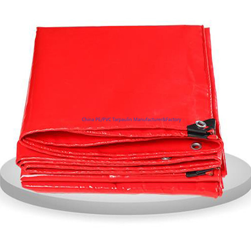 Red PE Tarpaulin Sheet Red PE Tarpaulin Sheet