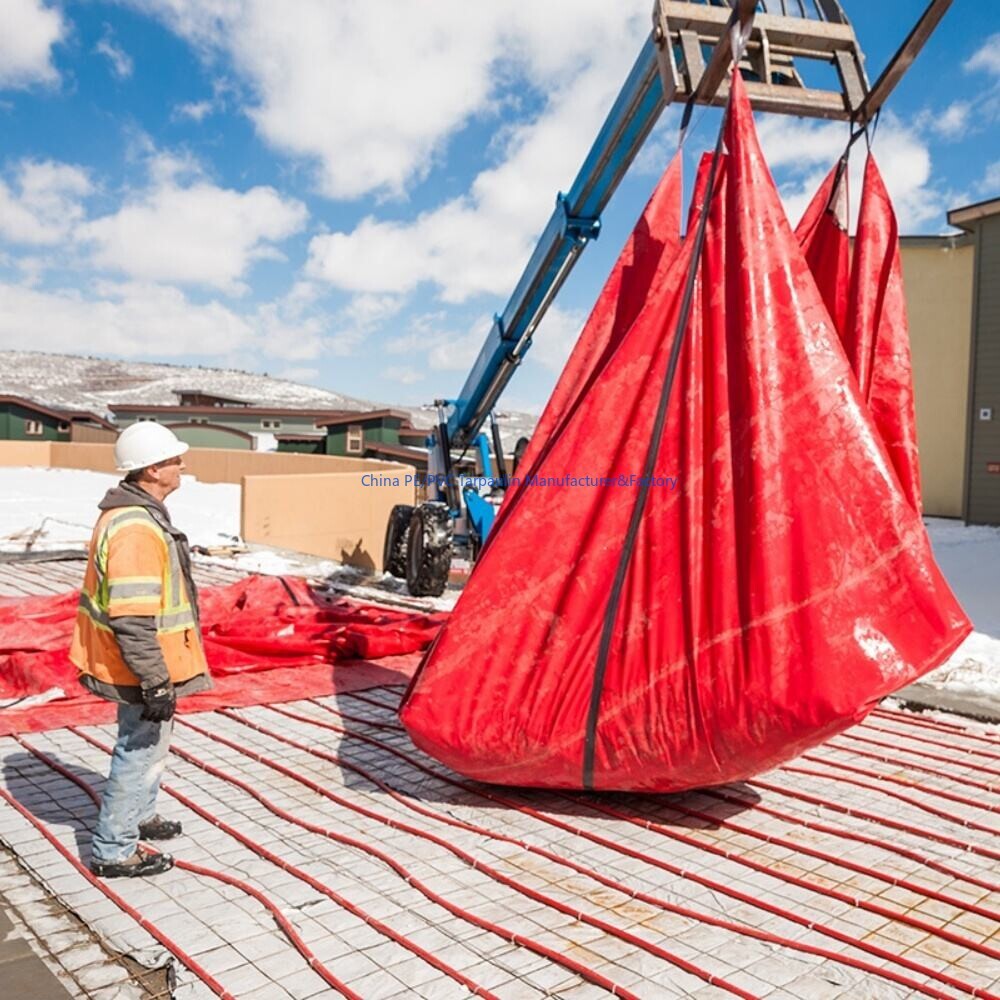 PVC Snow Lifting Tarp PVC Snow Lifting Tarp