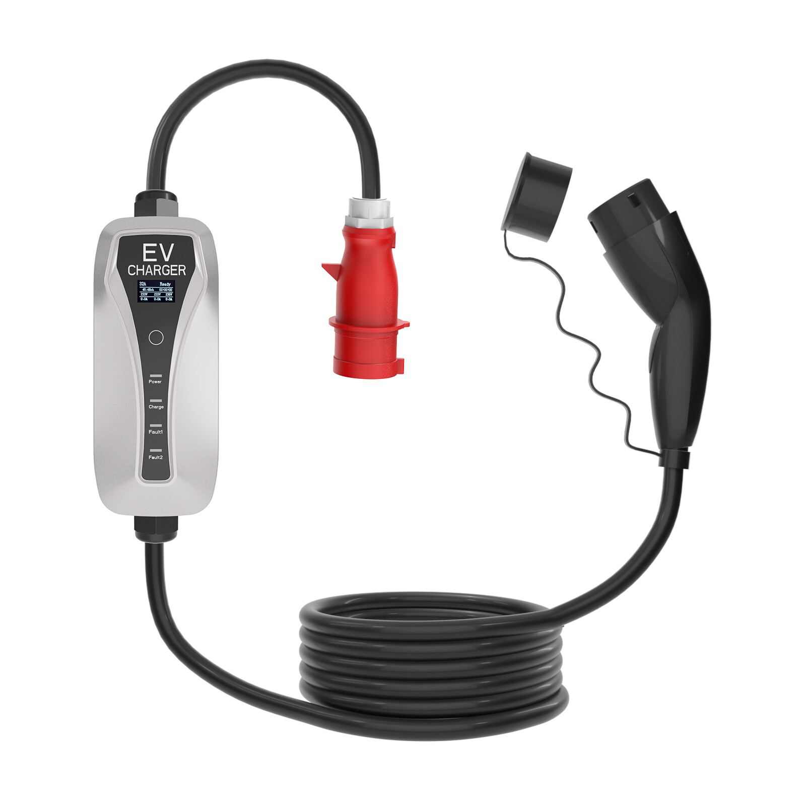 Type 2 22kw 3 phase Portable EV Charger