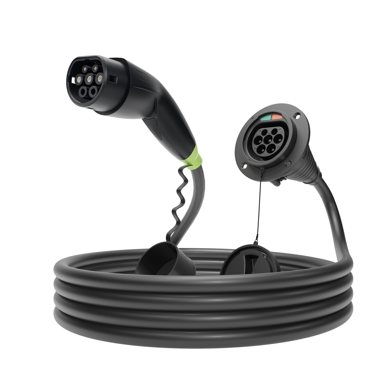 EVSEClub Type 2 Extension  Cable Max 22kw