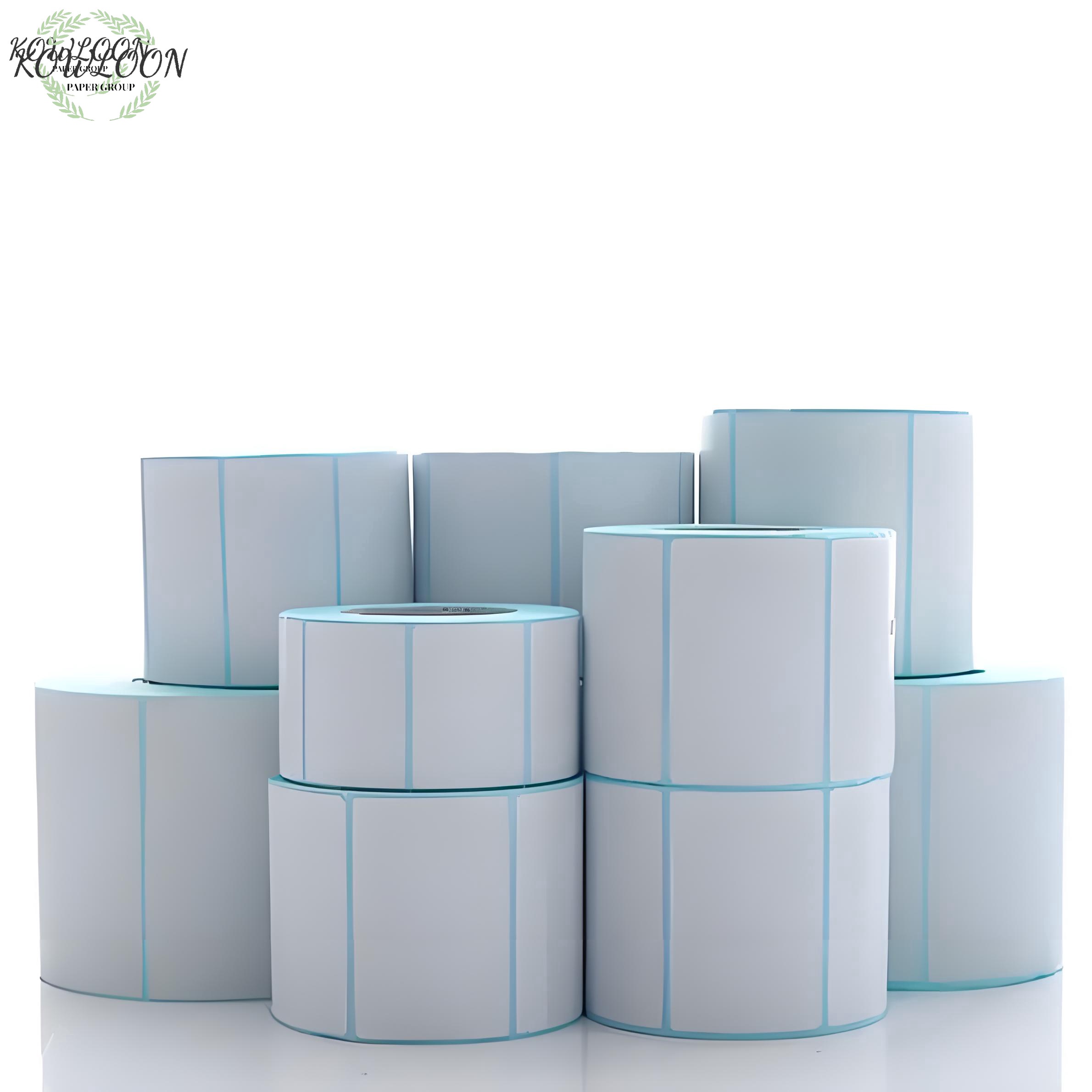 Custom Sticker Label Printing Permanent Adhesive Thermal Label Rolls