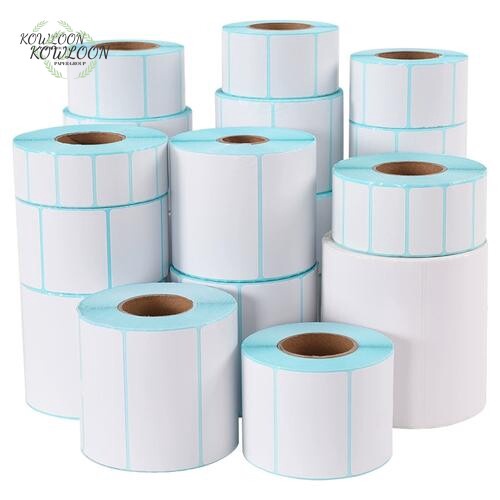 Wholesale 60 GSM Price Label Top Coated Thermal Roll Sticker Paper for Supermarket