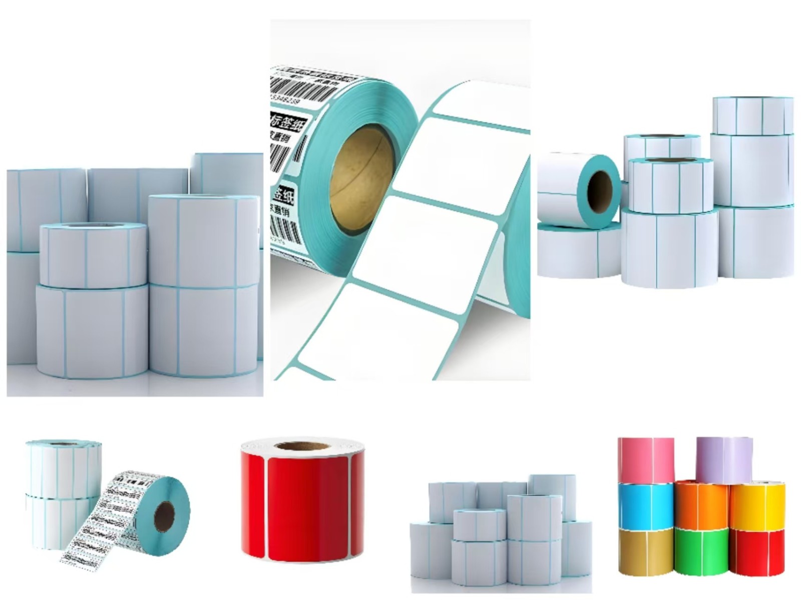 app_0 Wholesale 60 GSM Price Label Top Coated Thermal Roll Sticker Paper for Supermarket