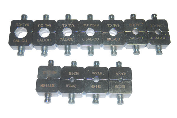 Matrices de sertissage pour câbles 5T, 8T, 13T Matrices de sertissage pour câbles 5T, 8T, 13T