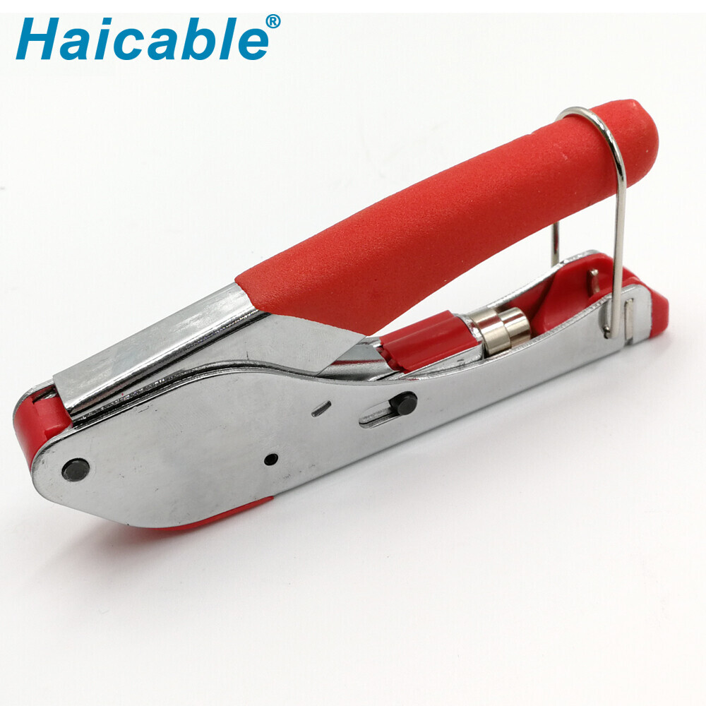 Outils de sertissage coaxiaux RG59 RG6 Type F HT-H518A Outils de sertissage coaxiaux RG59 RG6 Type F HT-H518A