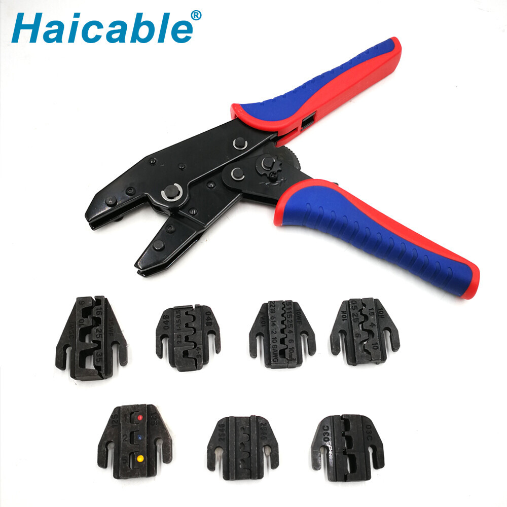KIT-03CP Pinces à main Outils pour câbles électriques avec matrices interchangeables Set d'outil de sertissage de bornes