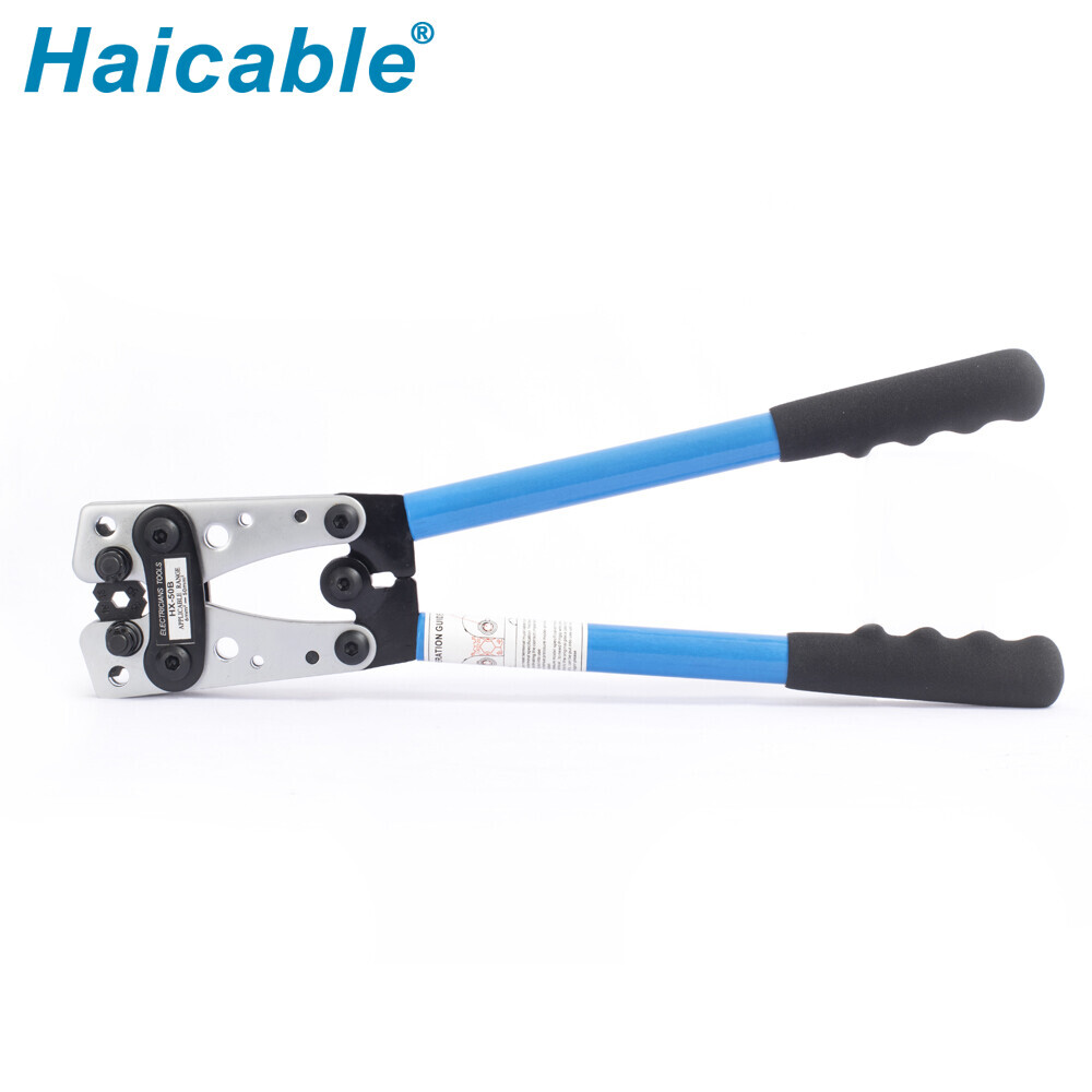 Outil de sertissage pour connecteurs et cosses de câble non isolés HX-50B
